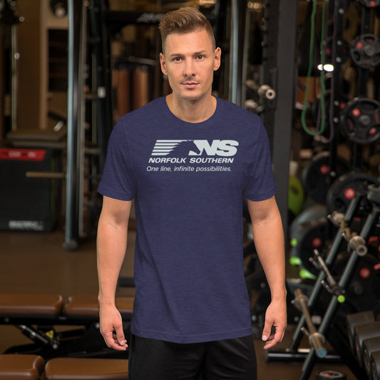 Norfolk Southern One Line Men's Short-sleeve t-shirt - Broken Knuckle Apparel