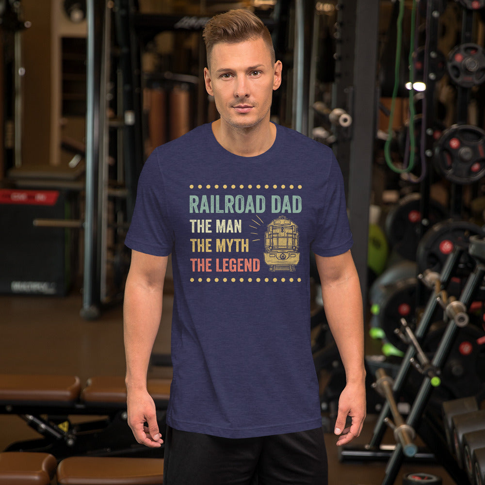 Railroad Dad Men's Short Sleeve t-shirt - Broken Knuckle Apparel