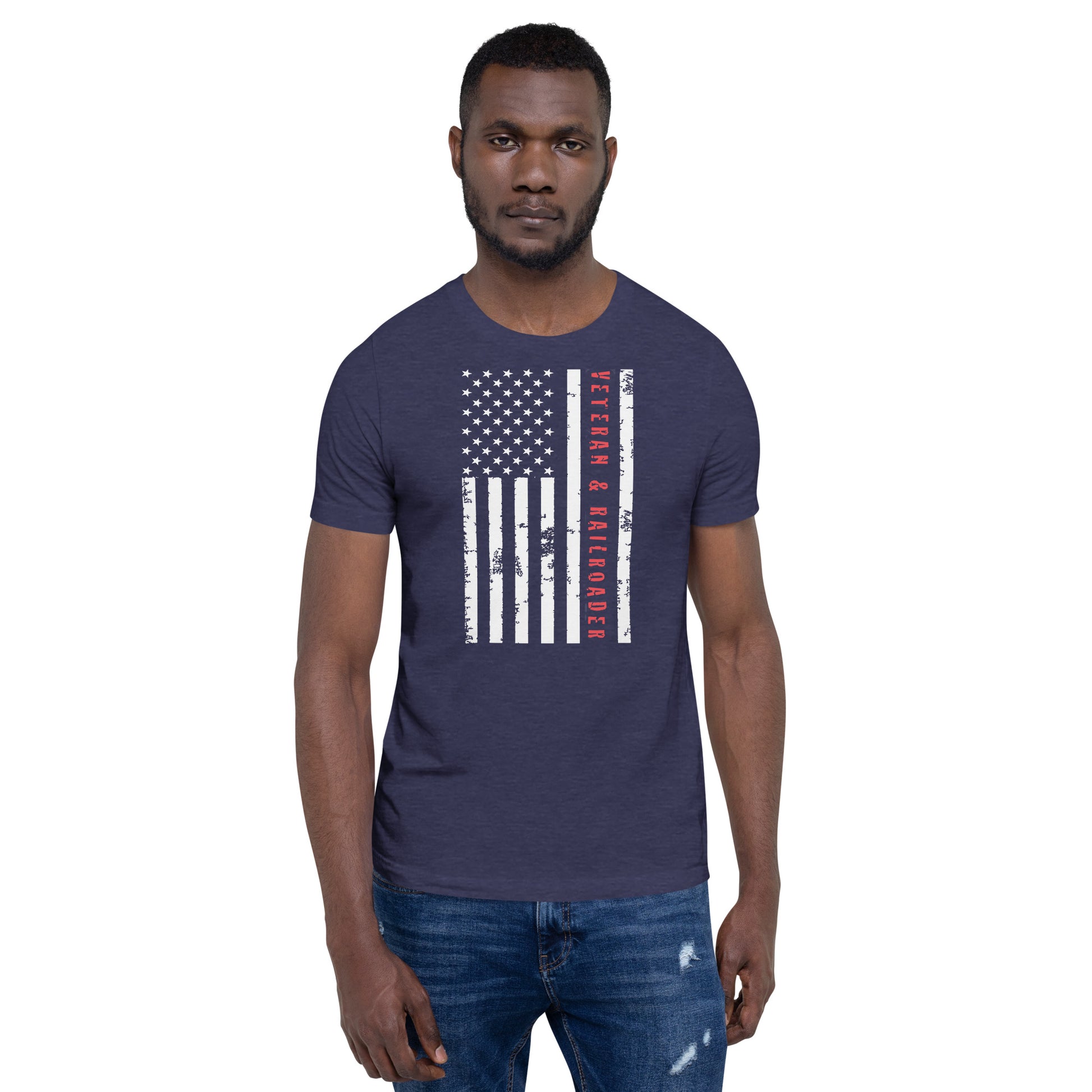 Veteran & Railroader Men's Short Sleeve t-shirt - Broken Knuckle Apparel