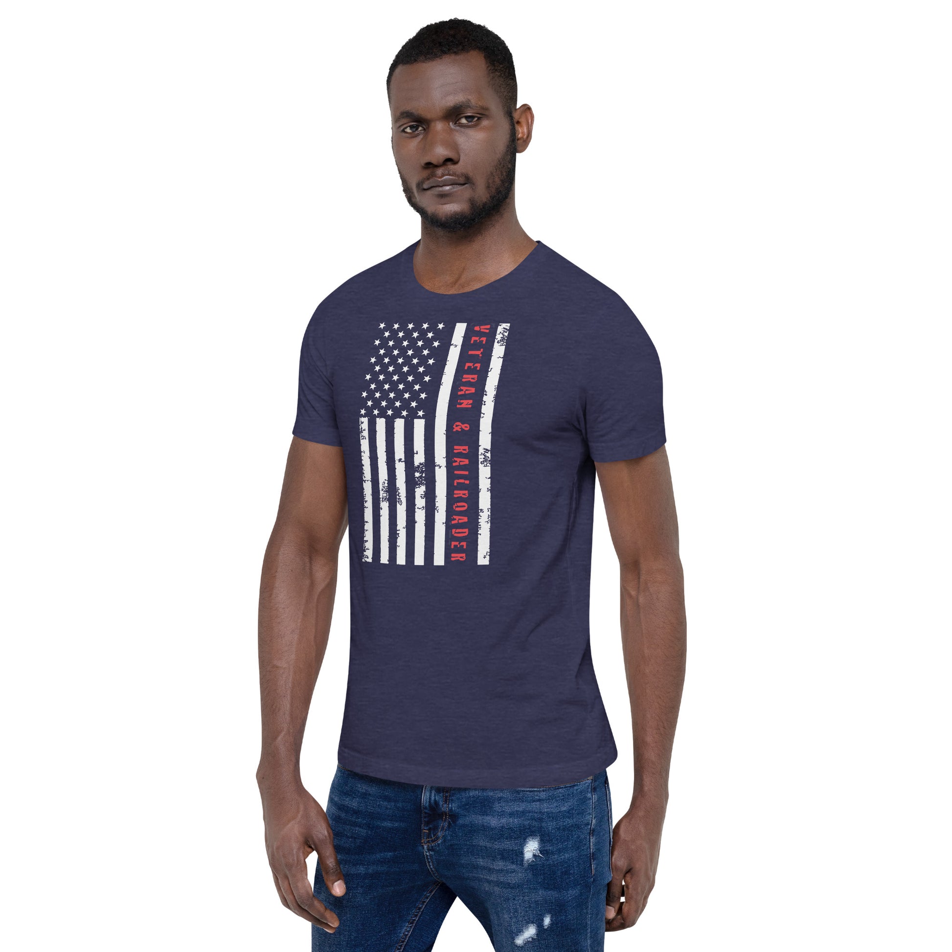 Veteran & Railroader Men's Short Sleeve t-shirt - Broken Knuckle Apparel