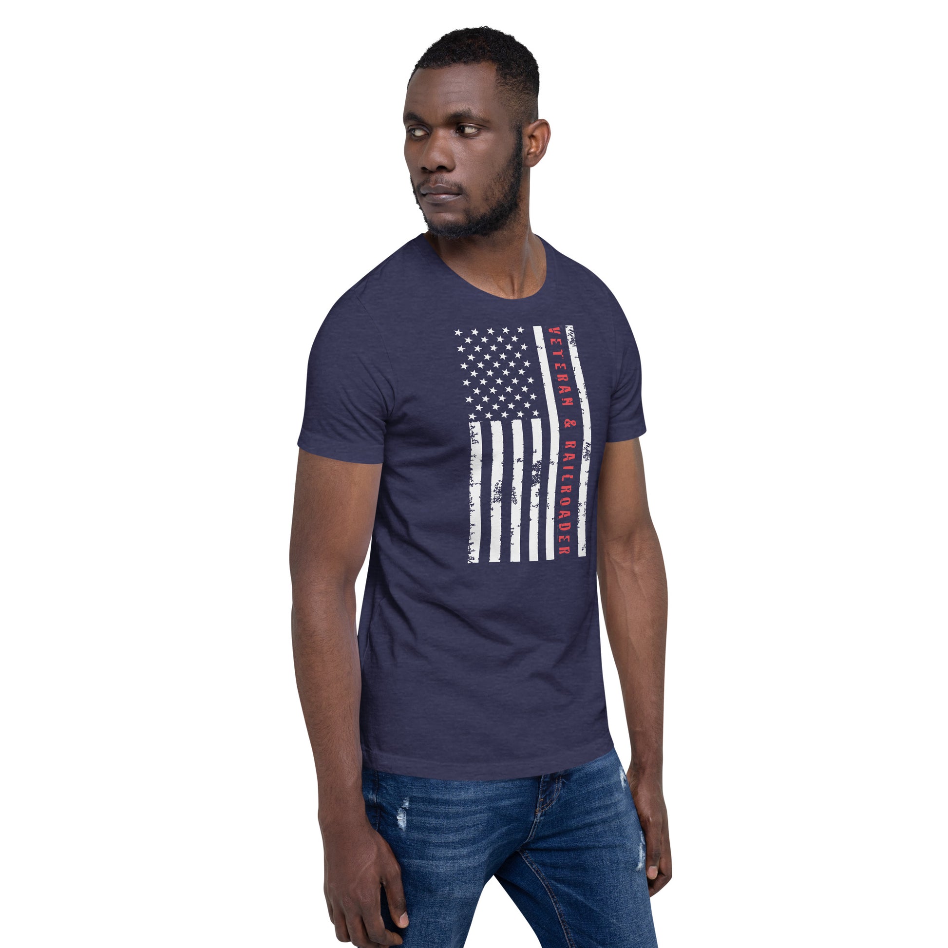 Veteran & Railroader Men's Short Sleeve t-shirt - Broken Knuckle Apparel
