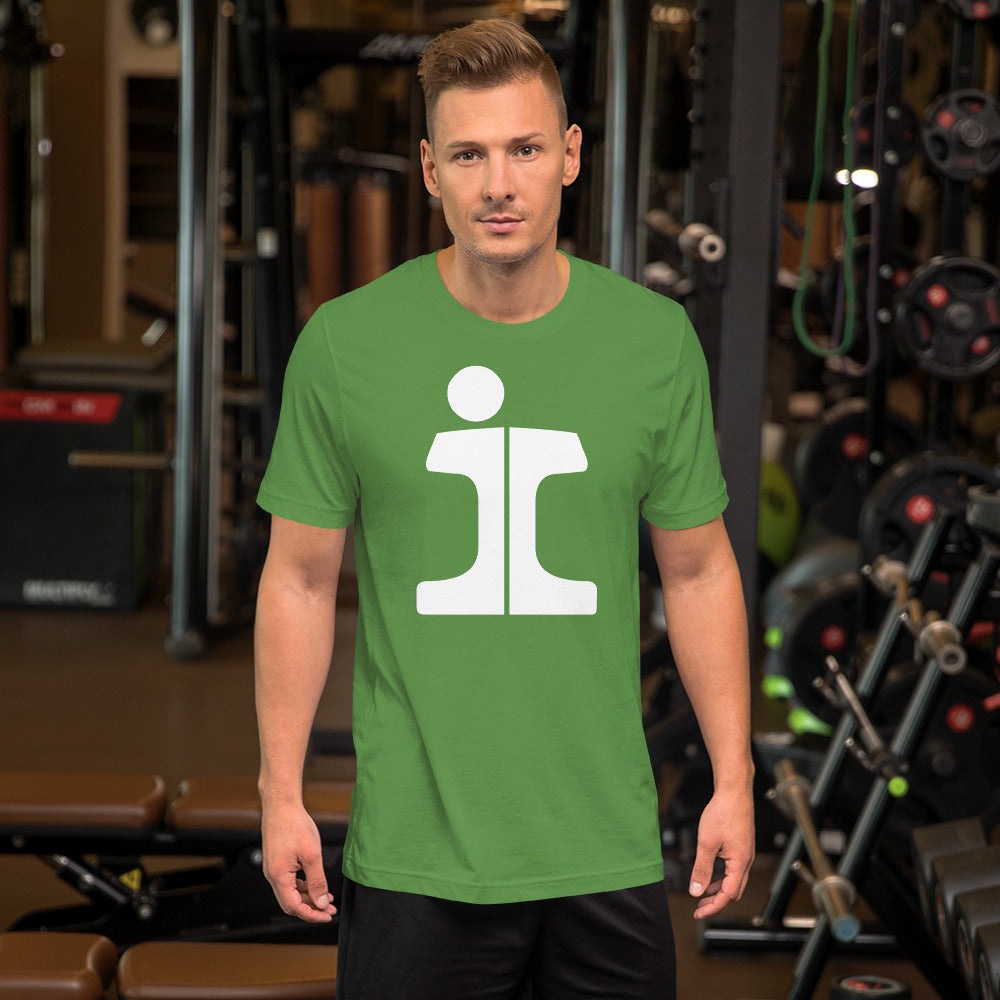 Illinois Central "Split Rail" Logo Men's Short-Sleeve T-Shirt - Broken Knuckle Apparel