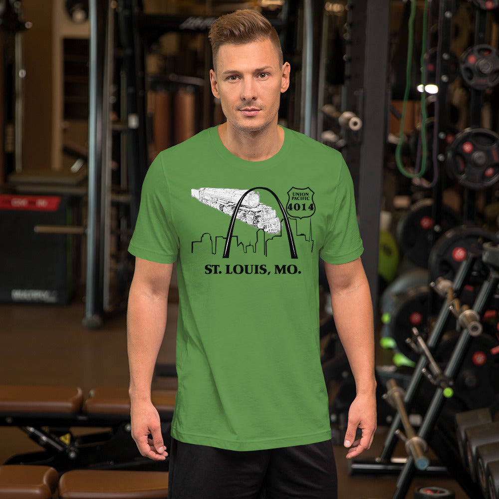 UP Big Boy 4014 St. Louis MO. Men's Short-sleeve t-shirt - Broken Knuckle Apparel