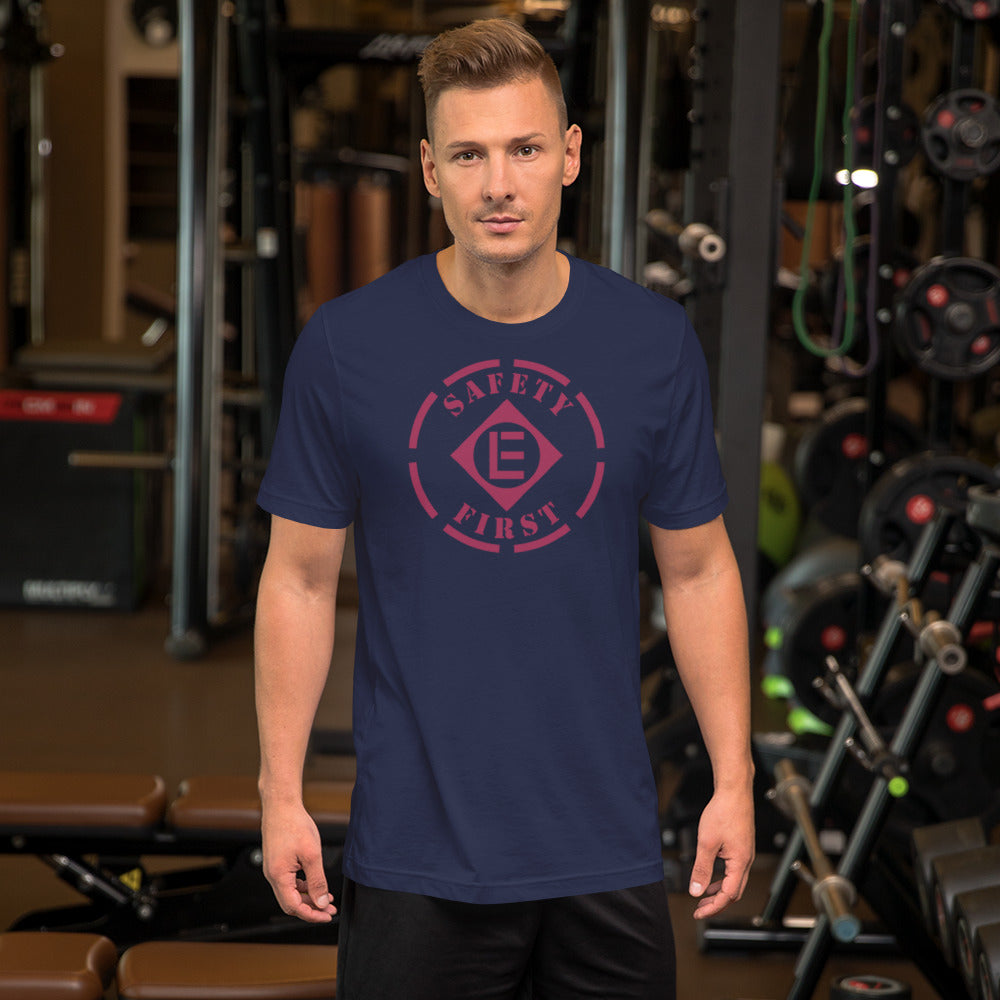 Erie Lackawanna Safety First Men's Short-sleeve t-shirt - Broken Knuckle Apparel