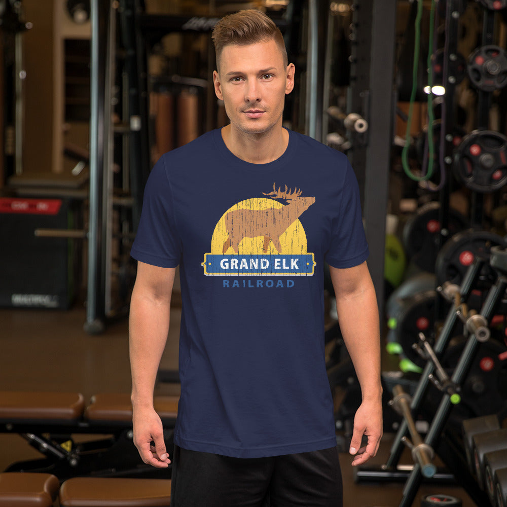 Grand Elk Men's Short-sleeve t-shirt - Broken Knuckle Apparel