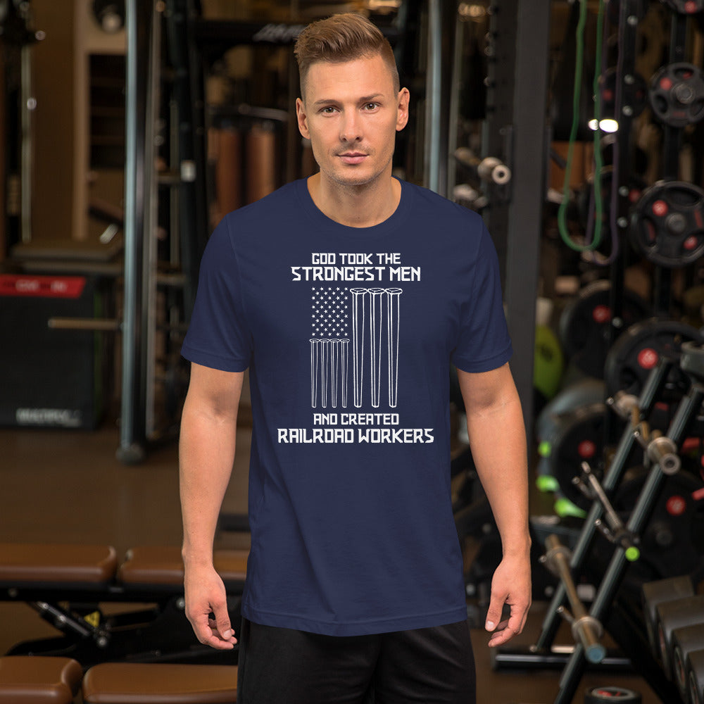 God Took The Strongest Men's Short-sleeve t-shirt - Broken Knuckle Apparel
