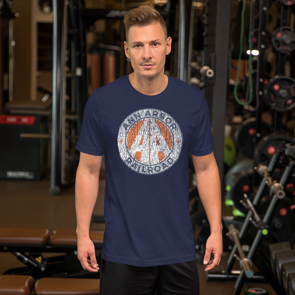 Ann Arbor Rail Distressed Men's Short-sleeve t-shirt - Broken Knuckle Apparel