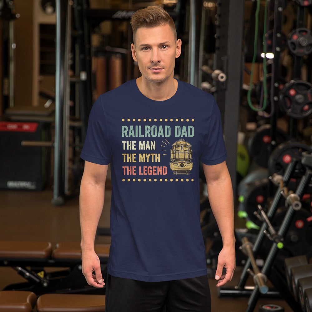 Railroad Dad Men's Short Sleeve t-shirt - Broken Knuckle Apparel