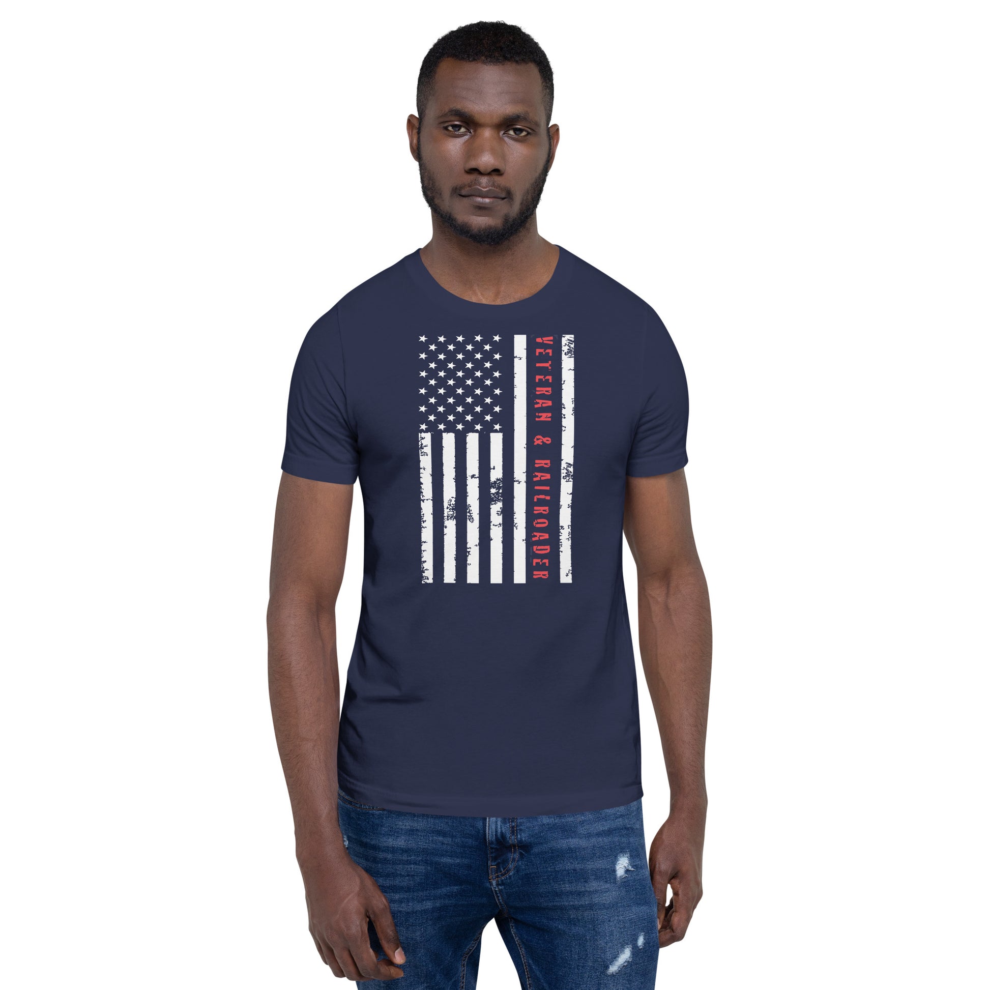 Veteran & Railroader Men's Short Sleeve t-shirt - Broken Knuckle Apparel
