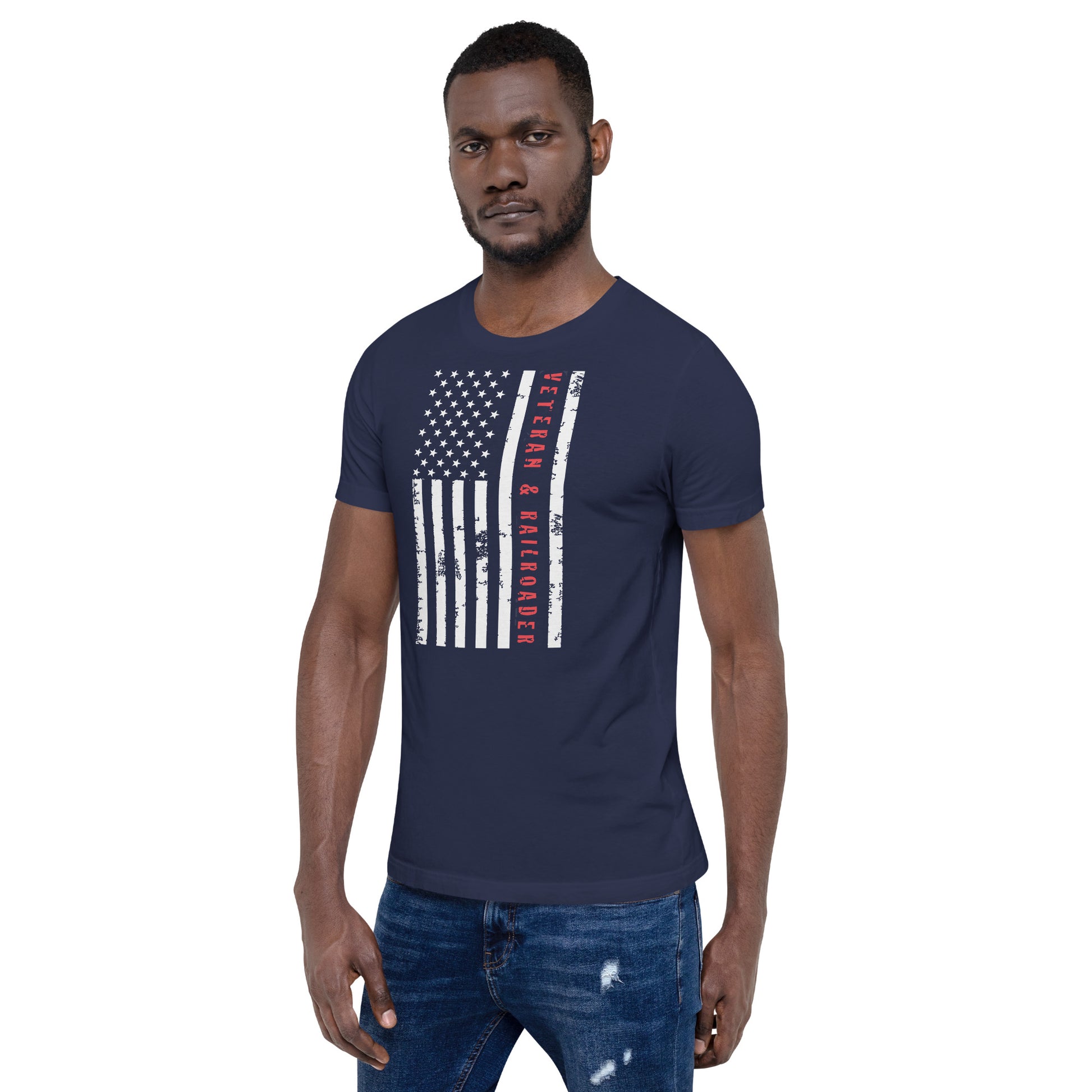 Veteran & Railroader Men's Short Sleeve t-shirt - Broken Knuckle Apparel