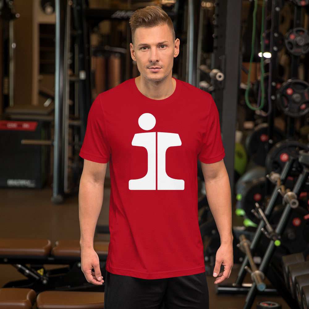 Illinois Central "Split Rail" Logo Men's Short-Sleeve T-Shirt - Broken Knuckle Apparel