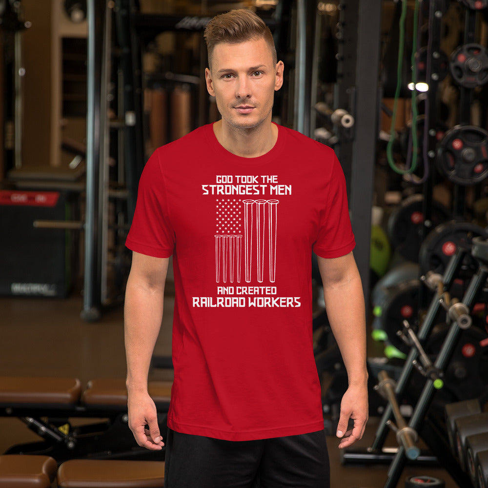 God Took The Strongest Men's Short-sleeve t-shirt - Broken Knuckle Apparel