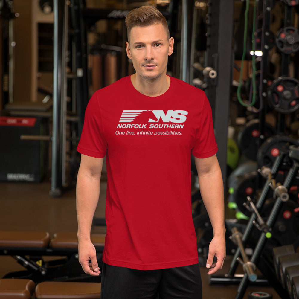 Norfolk Southern One Line Men's Short-sleeve t-shirt - Broken Knuckle Apparel