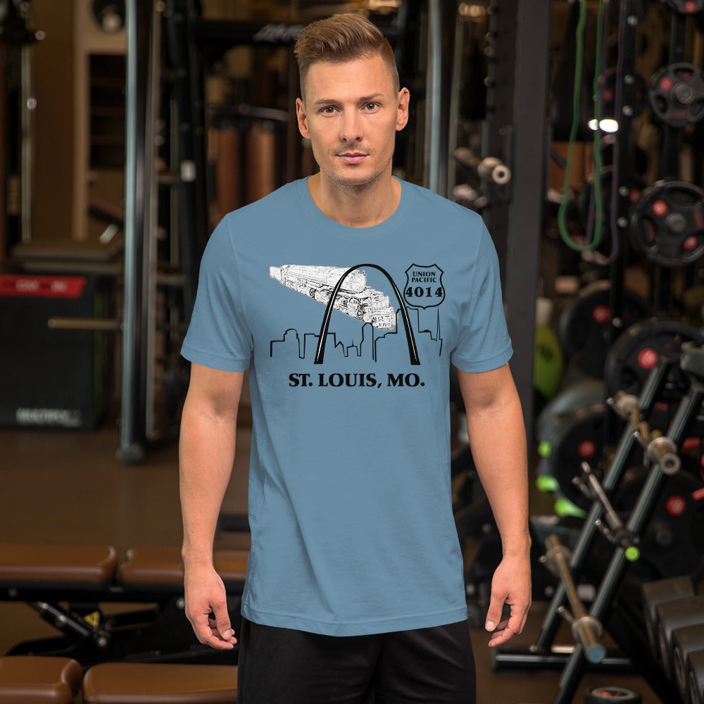 UP Big Boy 4014 St. Louis MO. Men's Short-sleeve t-shirt - Broken Knuckle Apparel