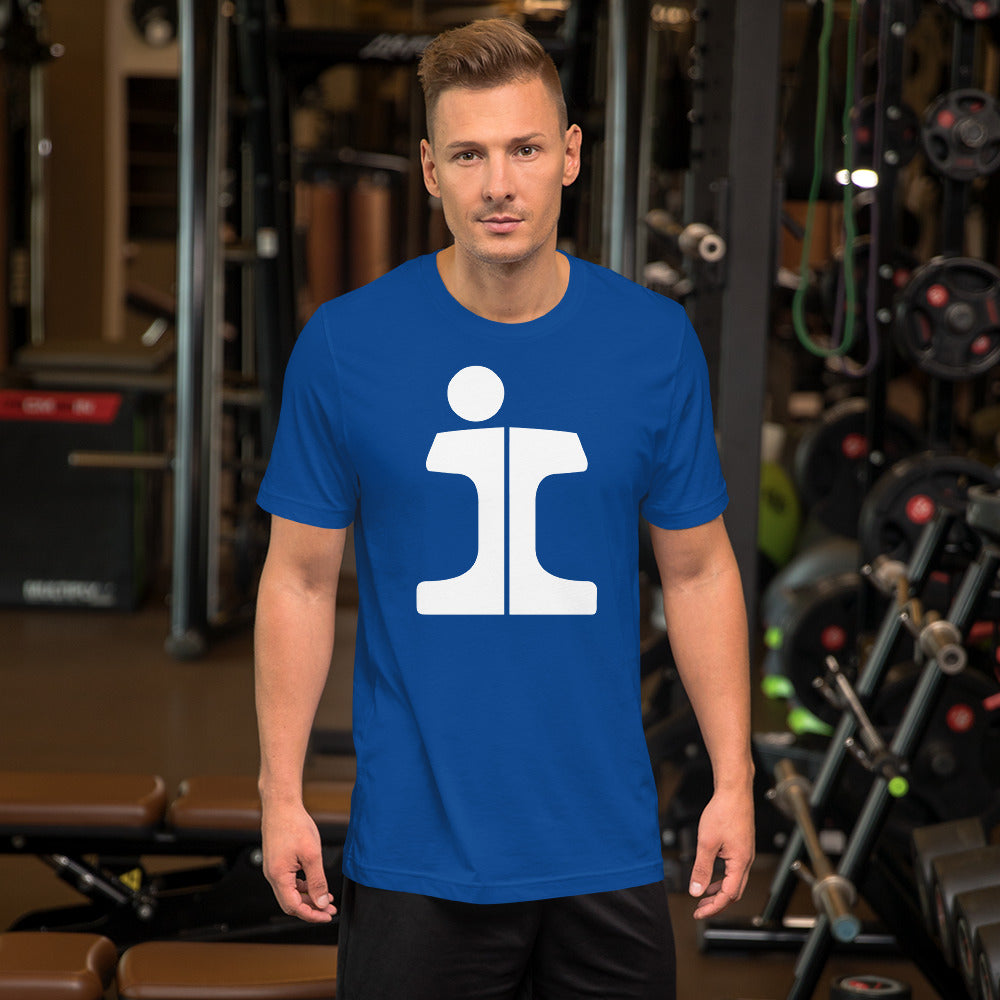 Illinois Central "Split Rail" Logo Men's Short-Sleeve T-Shirt - Broken Knuckle Apparel