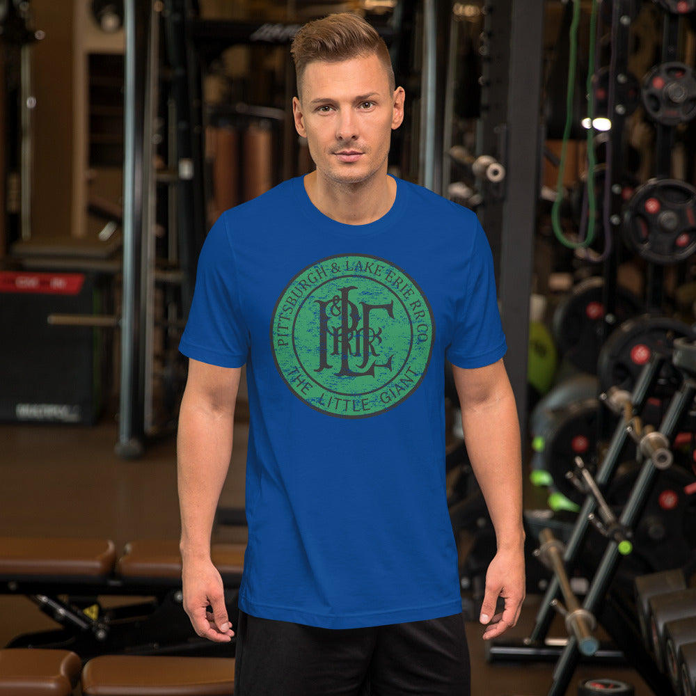 Pittsburgh & Lake Erie [P&LE] Men's Short-sleeve t-shirt - Broken Knuckle Apparel