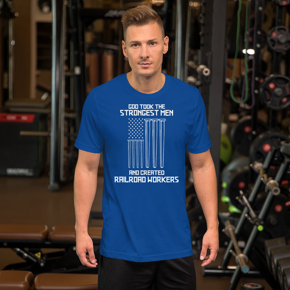 God Took The Strongest Men's Short-sleeve t-shirt - Broken Knuckle Apparel