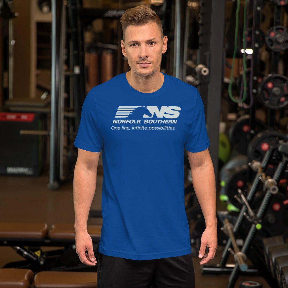 Norfolk Southern One Line Men's Short-sleeve t-shirt - Broken Knuckle Apparel