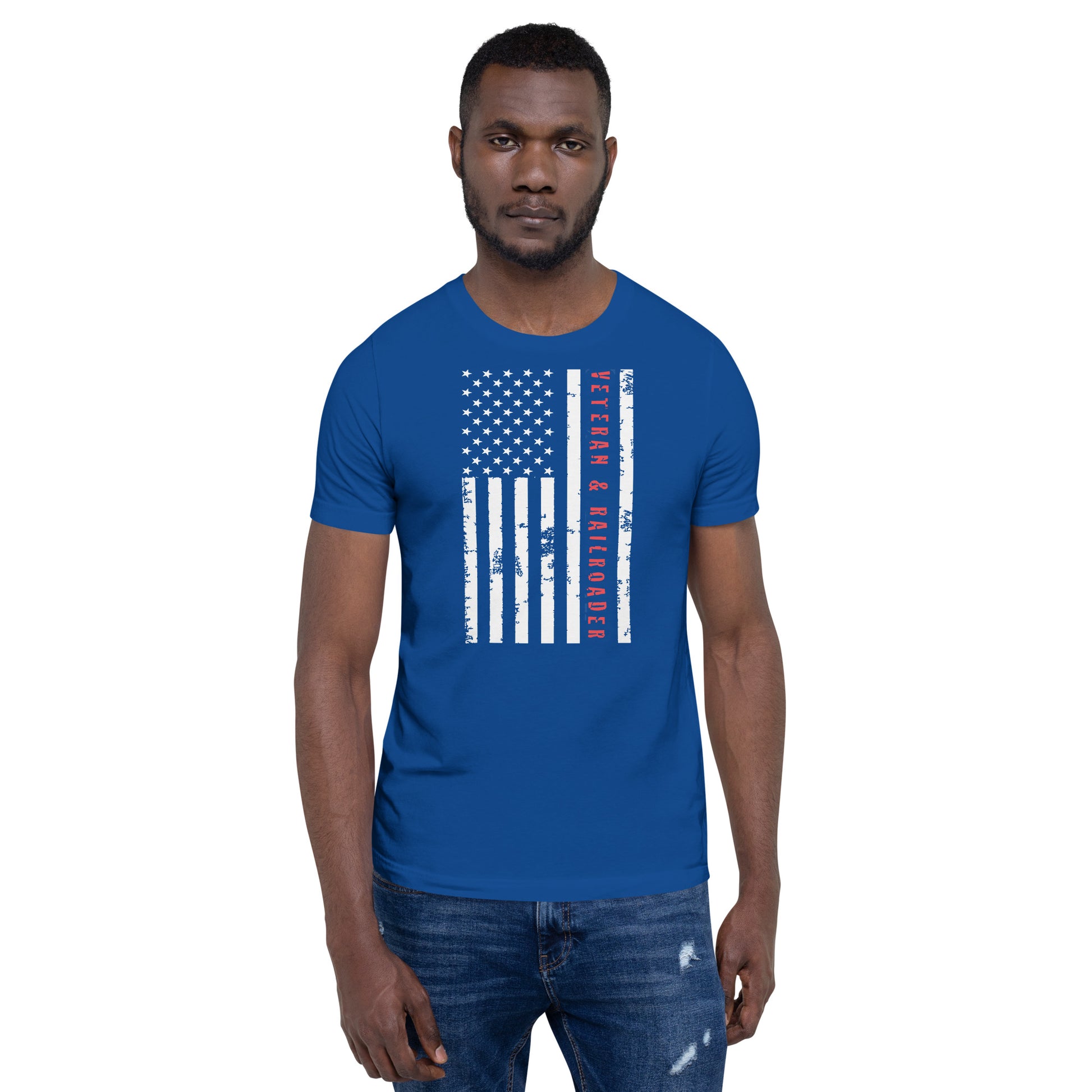 Veteran & Railroader Men's Short Sleeve t-shirt - Broken Knuckle Apparel