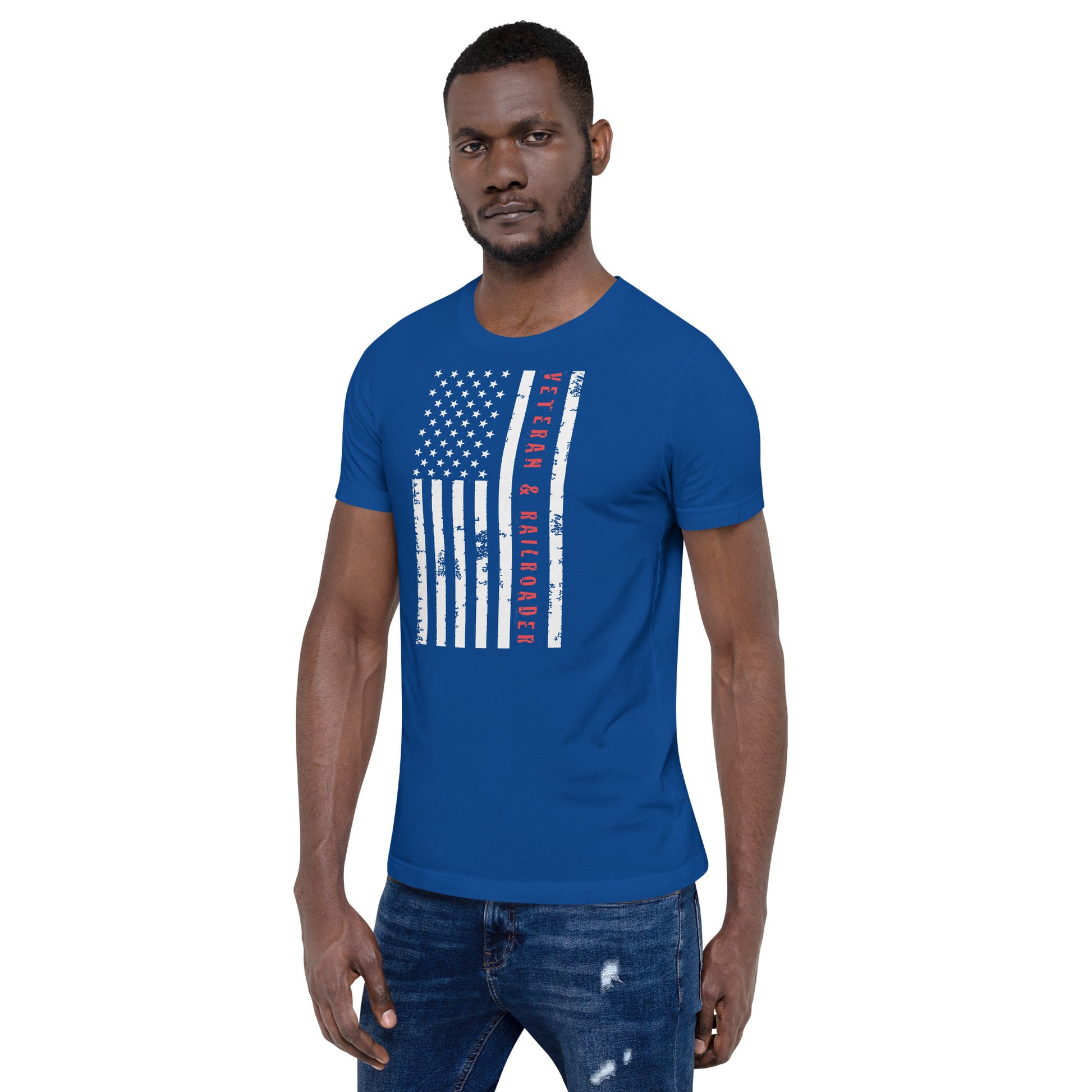 Veteran & Railroader Men's Short Sleeve t-shirt - Broken Knuckle Apparel
