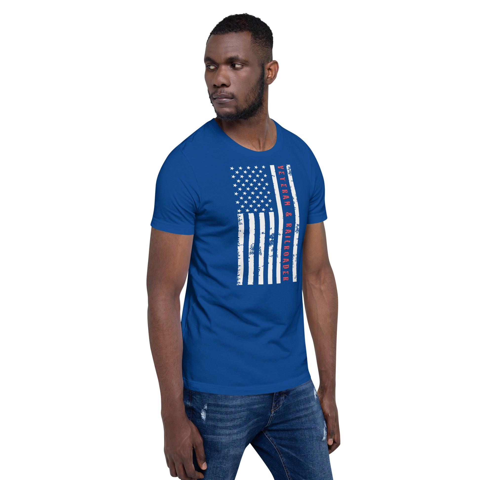 Veteran & Railroader Men's Short Sleeve t-shirt - Broken Knuckle Apparel