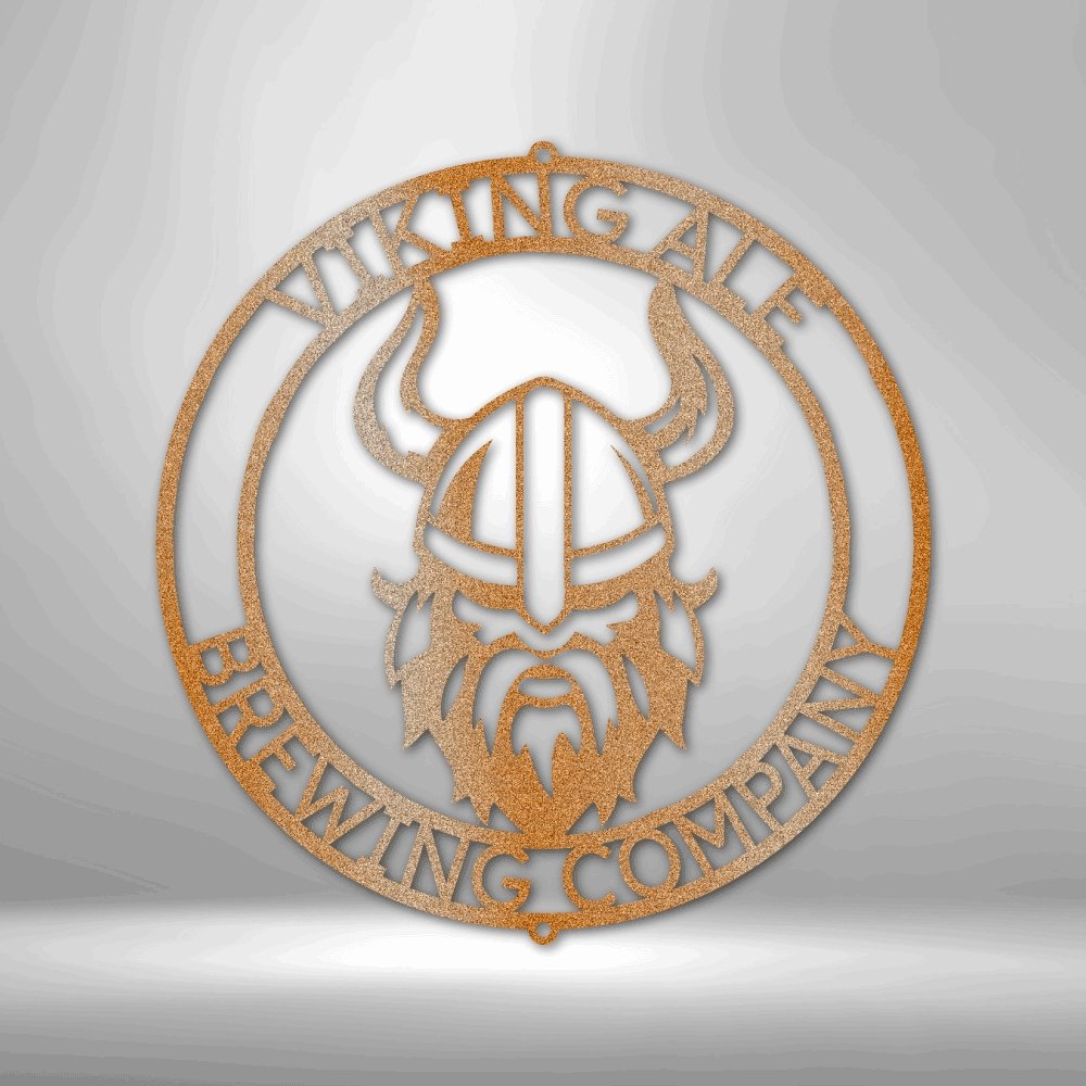 Viking Ring Monogram - Personalized Steel Sign - Broken Knuckle Apparel