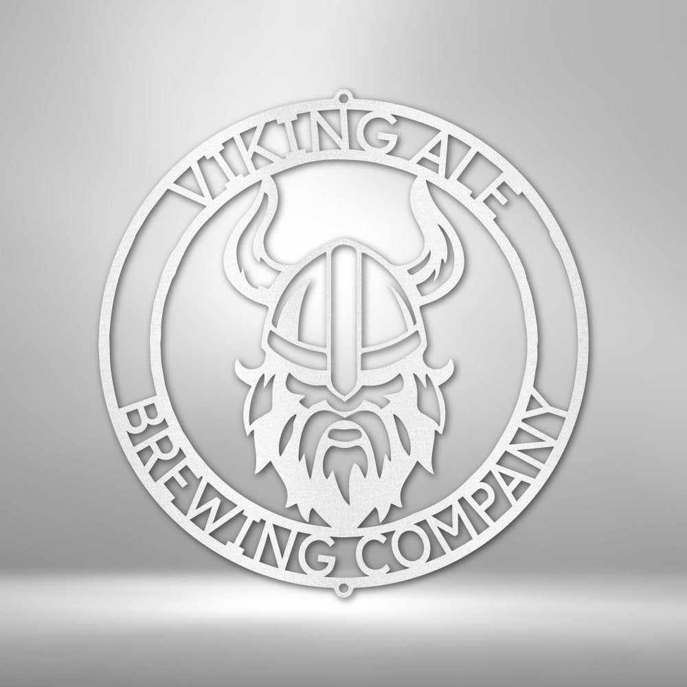 Viking Ring Monogram - Personalized Steel Sign - Broken Knuckle Apparel