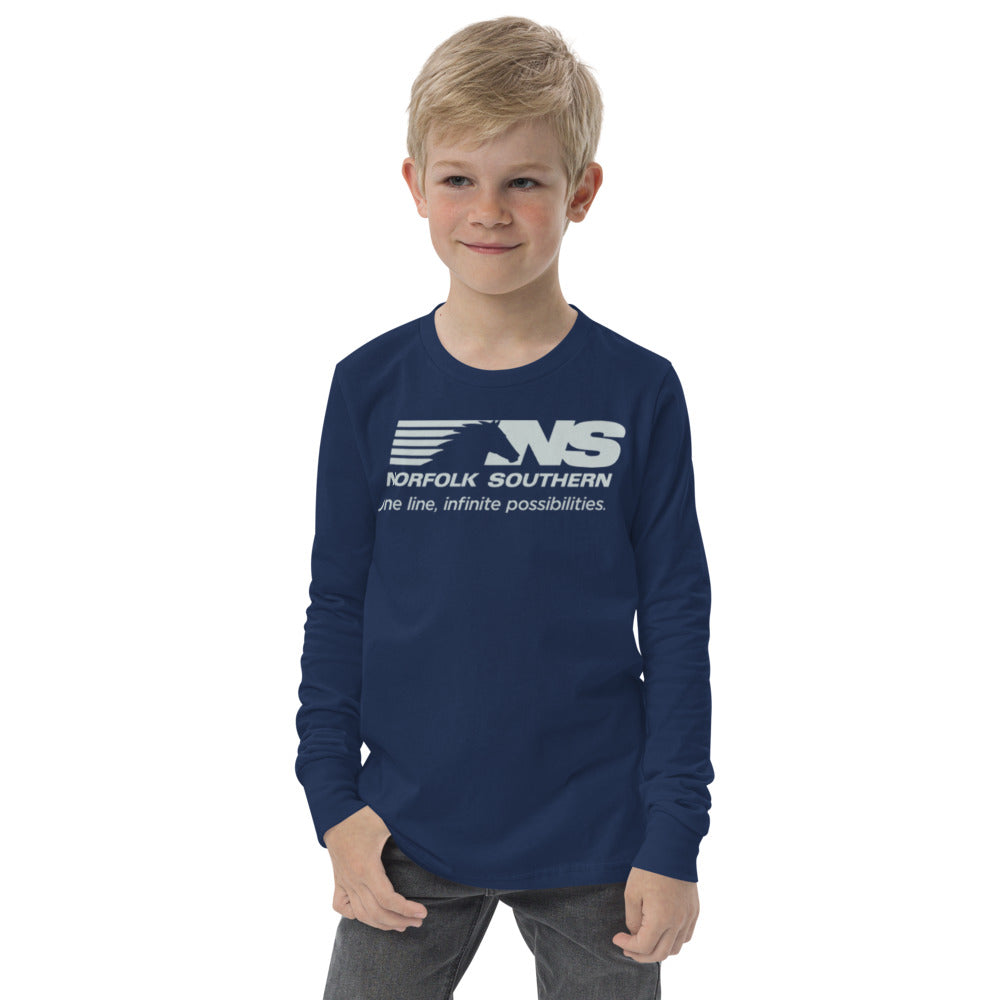 Norfolk Southern Youth long sleeve tee - Broken Knuckle Apparel