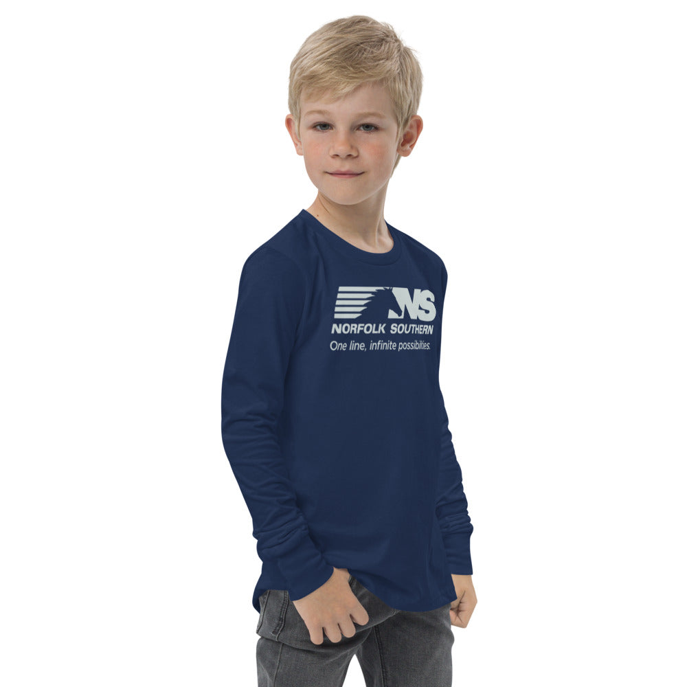 Norfolk Southern Youth long sleeve tee - Broken Knuckle Apparel