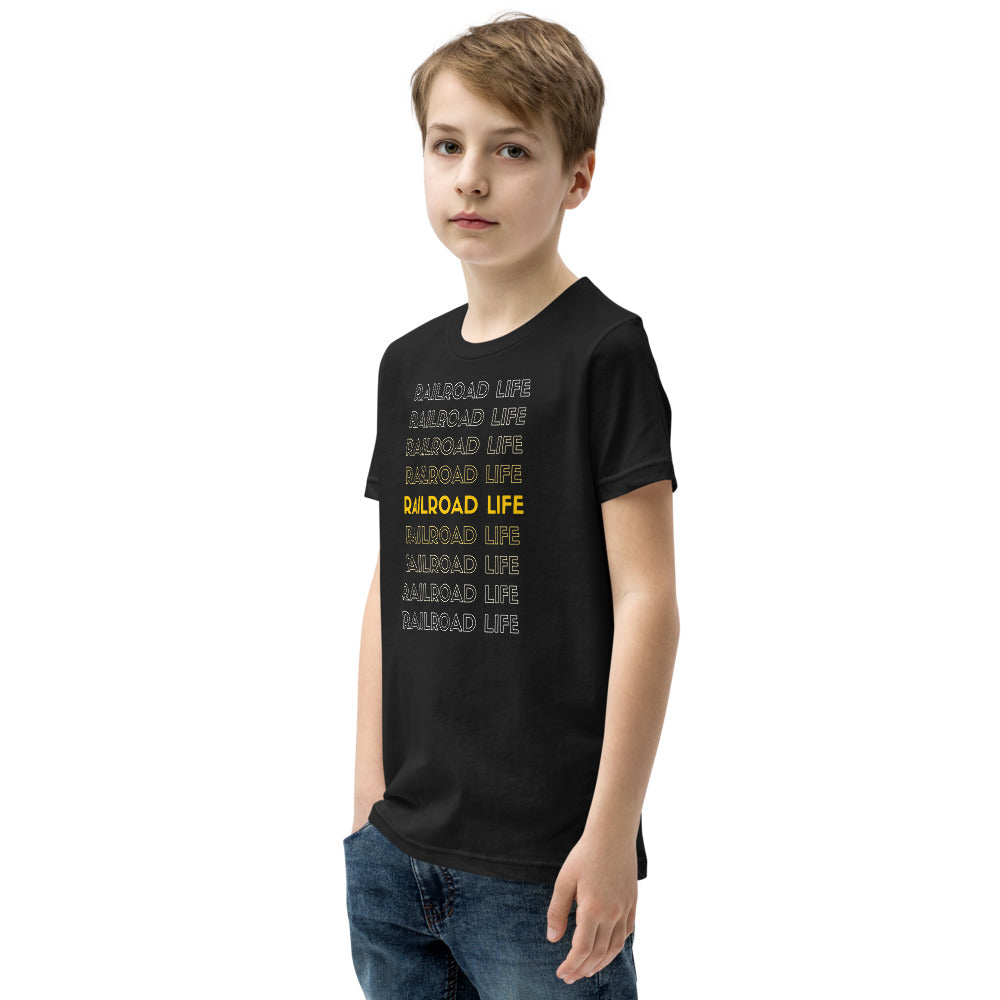 Railroad Life Youth Short Sleeve T-Shirt - Broken Knuckle Apparel