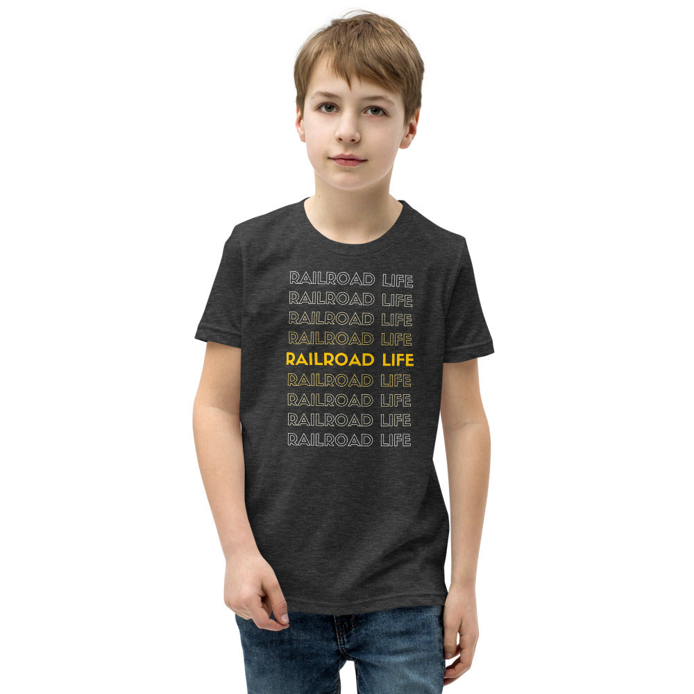 Railroad Life Youth Short Sleeve T-Shirt - Broken Knuckle Apparel