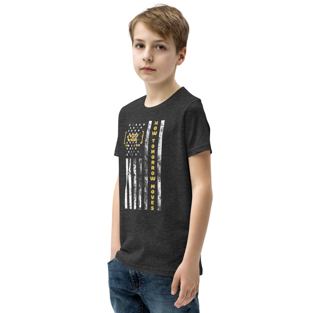 CSX American Flag Youth Short Sleeve T-Shirt - Broken Knuckle Apparel