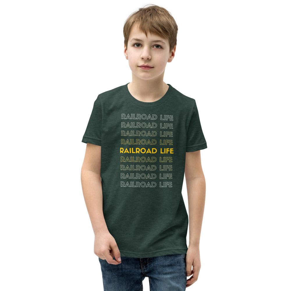 Railroad Life Youth Short Sleeve T-Shirt - Broken Knuckle Apparel