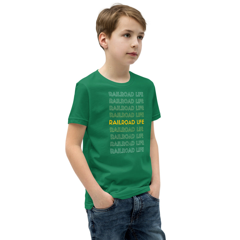 Railroad Life Youth Short Sleeve T-Shirt - Broken Knuckle Apparel