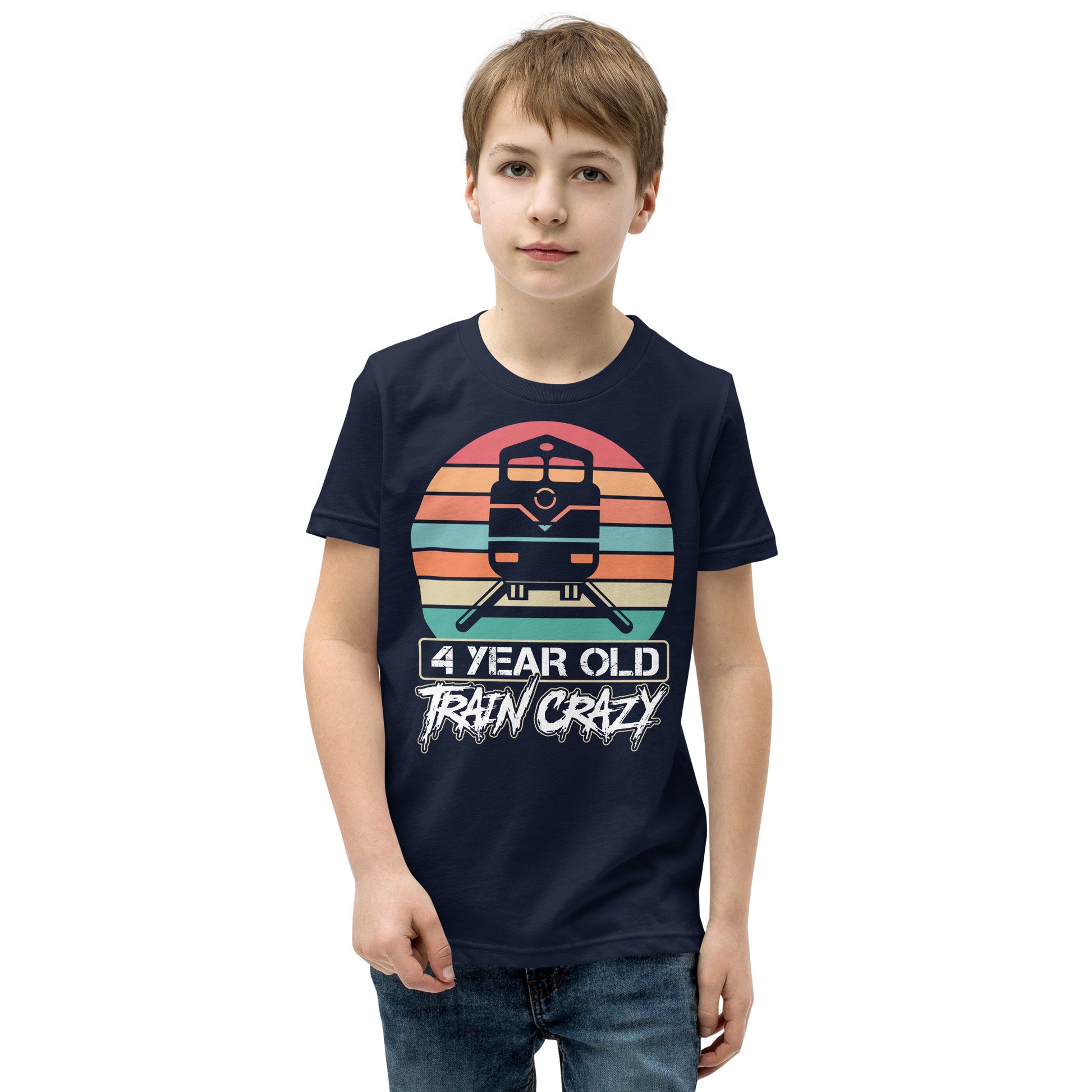 Train Crazy Youth Short Sleeve T-Shirt - Broken Knuckle Apparel