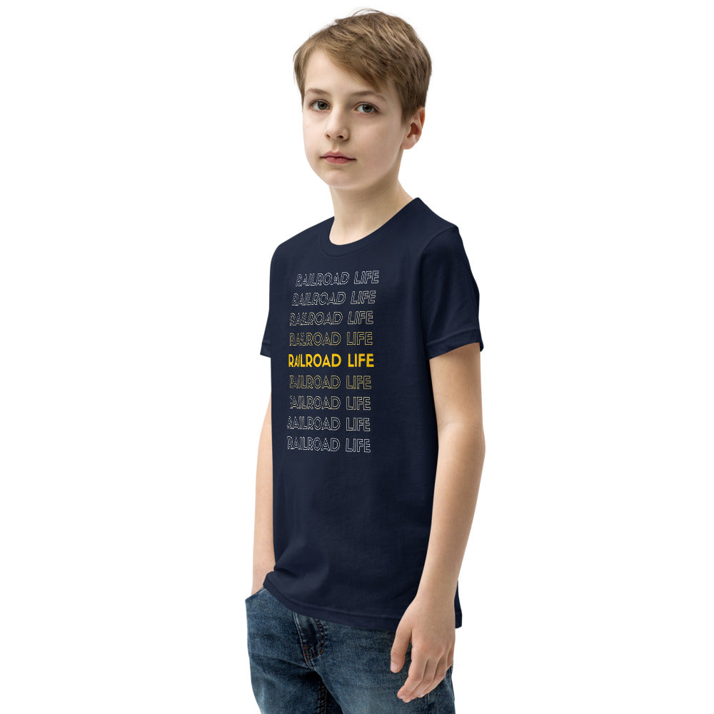 Railroad Life Youth Short Sleeve T-Shirt - Broken Knuckle Apparel