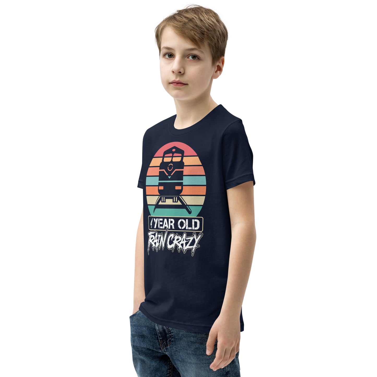 Train Crazy Youth Short Sleeve T-Shirt - Broken Knuckle Apparel