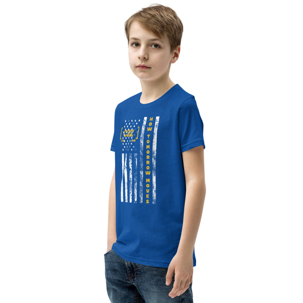 CSX American Flag Youth Short Sleeve T-Shirt - Broken Knuckle Apparel