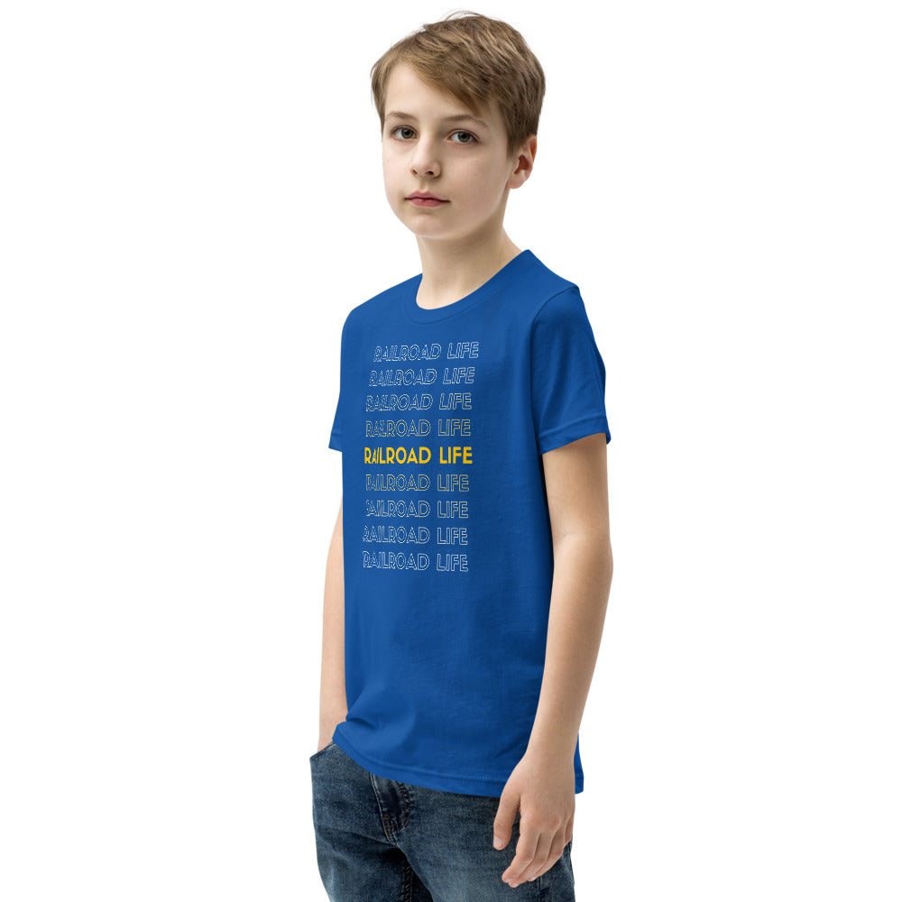 Railroad Life Youth Short Sleeve T-Shirt - Broken Knuckle Apparel