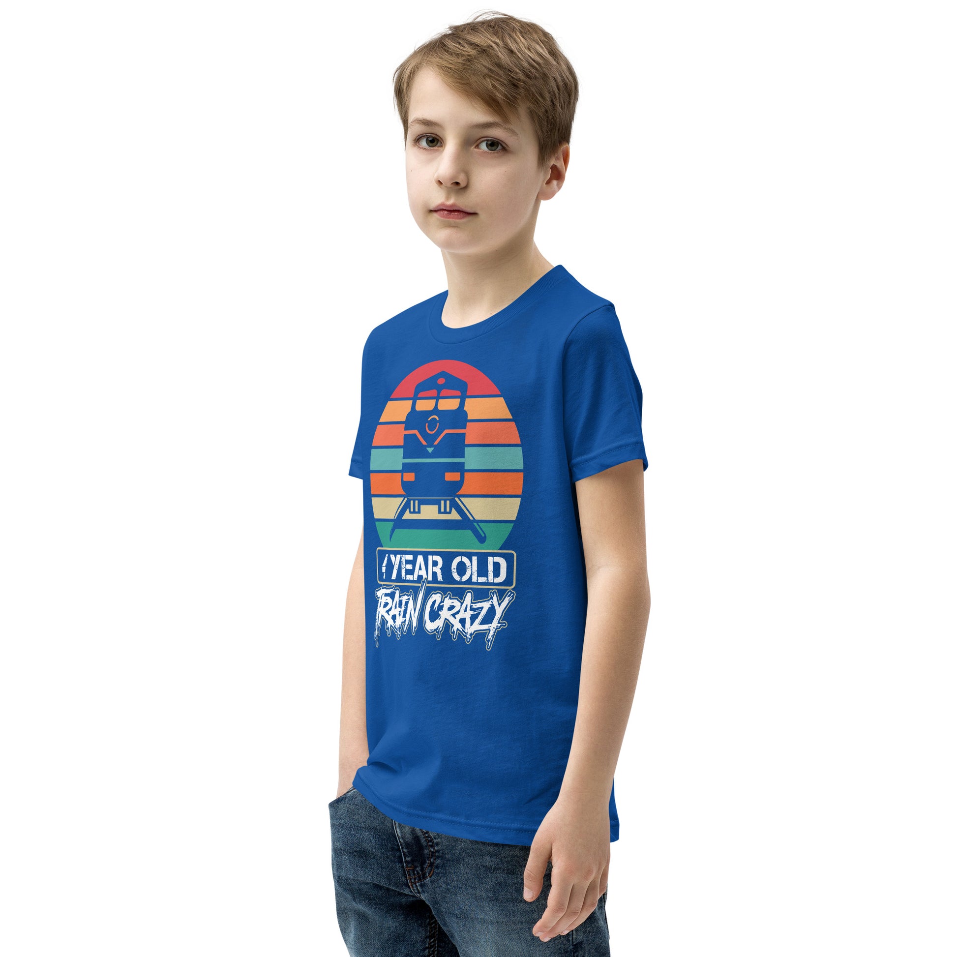 Train Crazy Youth Short Sleeve T-Shirt - Broken Knuckle Apparel