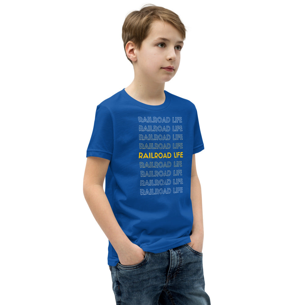 Railroad Life Youth Short Sleeve T-Shirt - Broken Knuckle Apparel